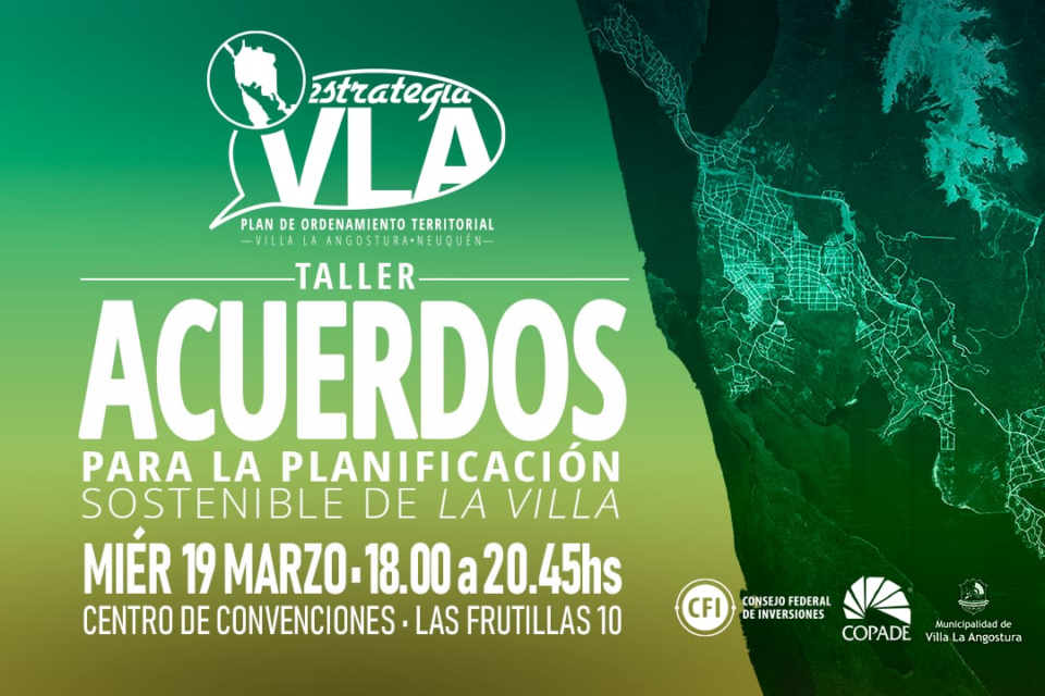 Villa La Angostura inicia el camino hacia un Plan de Ordenamiento Urbano y Ambiental